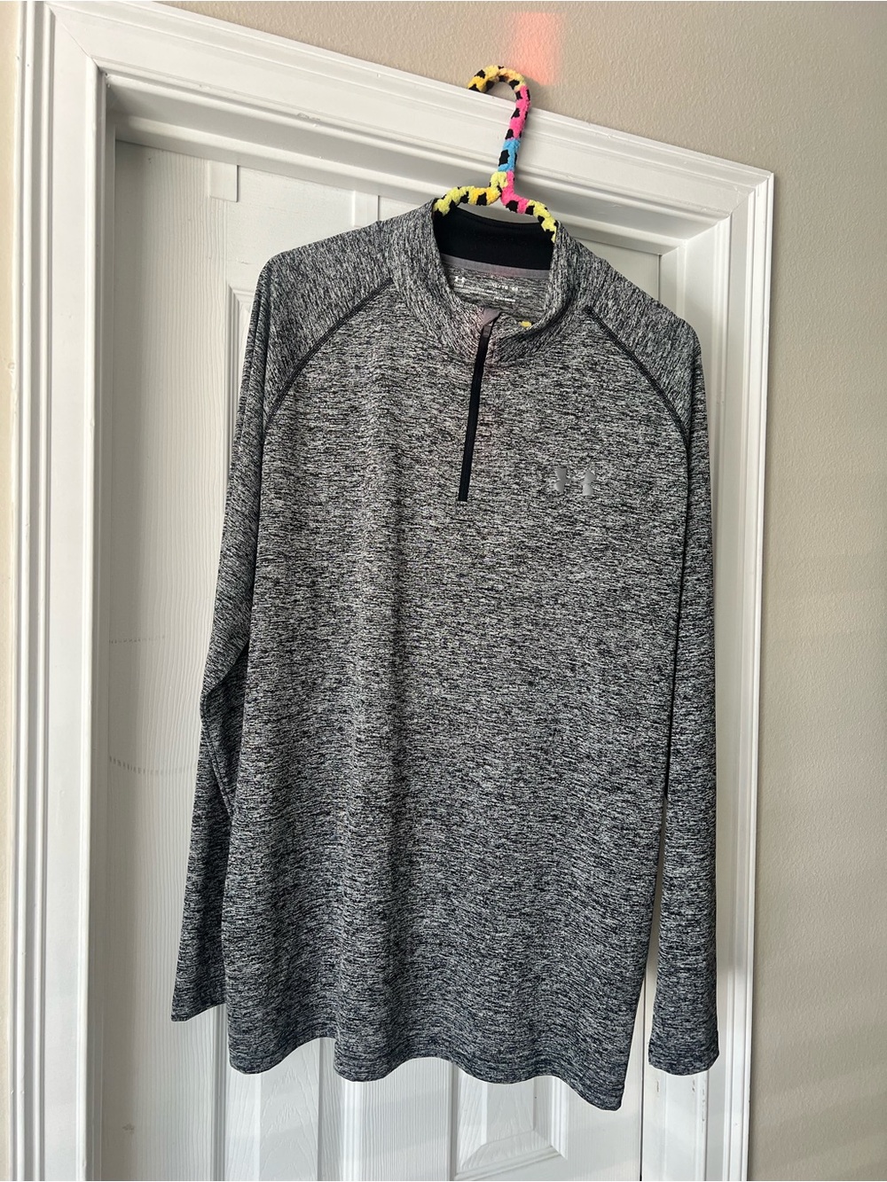 Men’s Bundle XL Under Armour Polo and  1/4 Zip in Navy, Teal, Aqua, Green, Gray - Picture 3 of 6